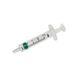 Seringue stérile 3 pièces BD Emerald™  embout Luer simple- Conditionnement par 100