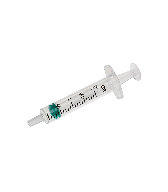 Seringue stérile 3 pièces BD Emerald™ embout Luer simple- Conditionnement par 100