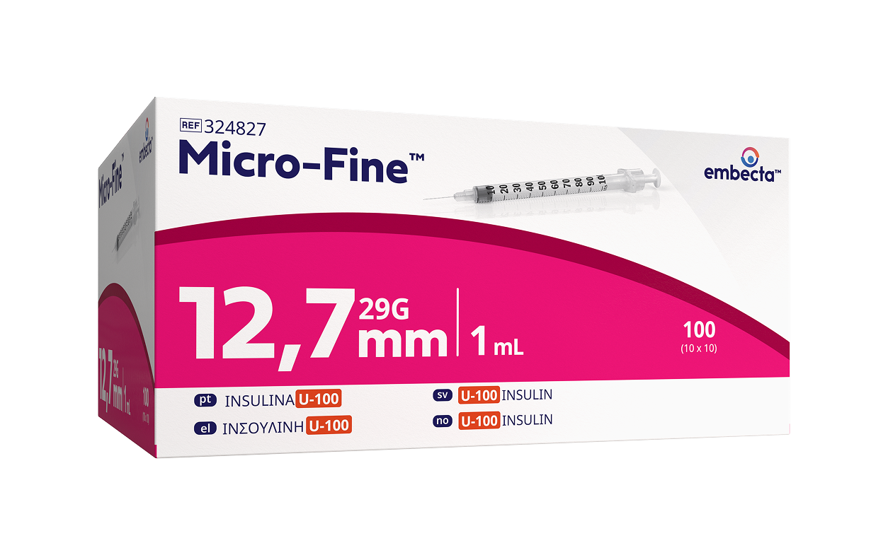 Seringue Embecta Micro-Fine™ 1 ml 29G x 12,7 mm- Conditionnement par 500 – Image 4