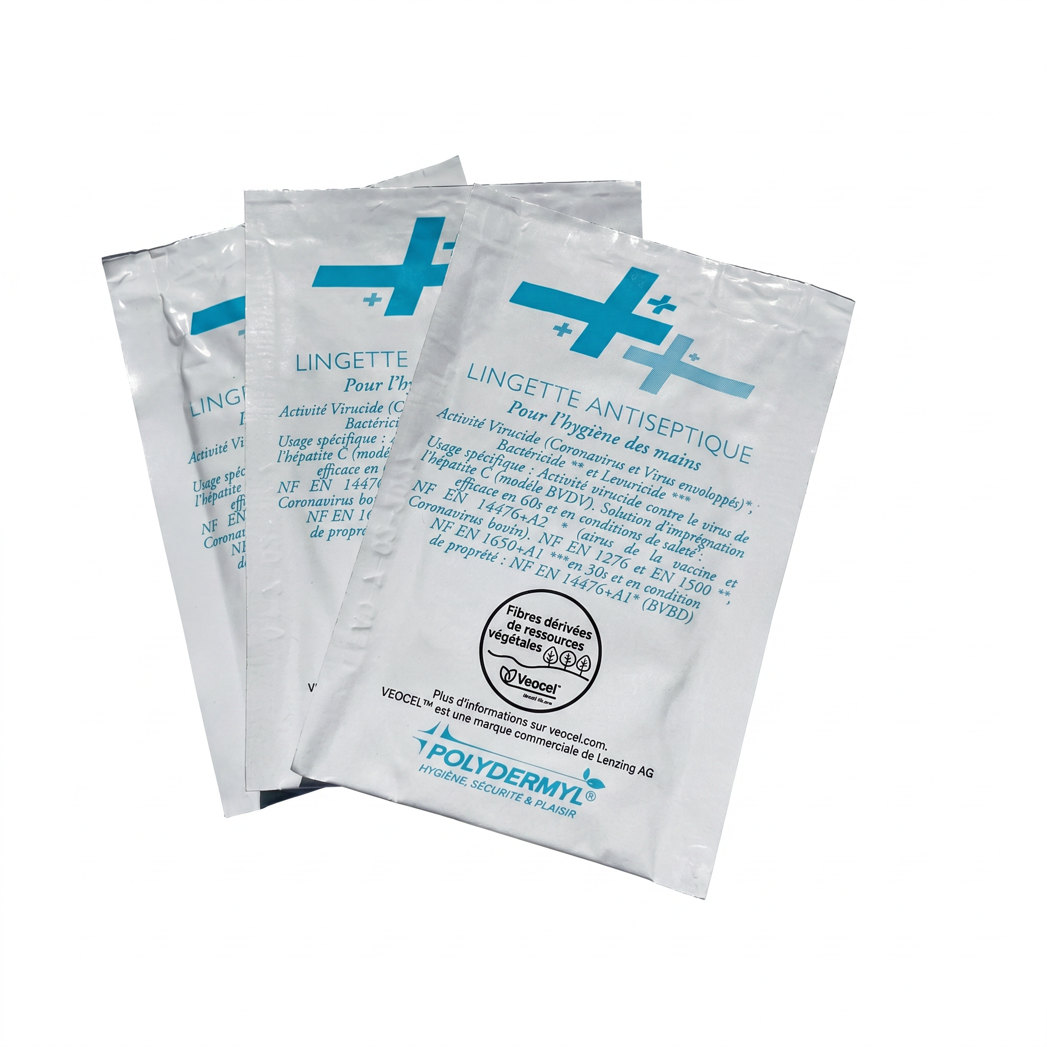 Lingette antiseptique Polydermyl® – Hygiène des mains- conditionnement par 1000